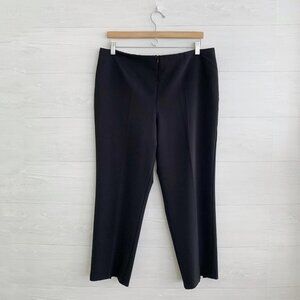 Joseph Ribkoff - Black tapered cropped dress pants, sz 14 US